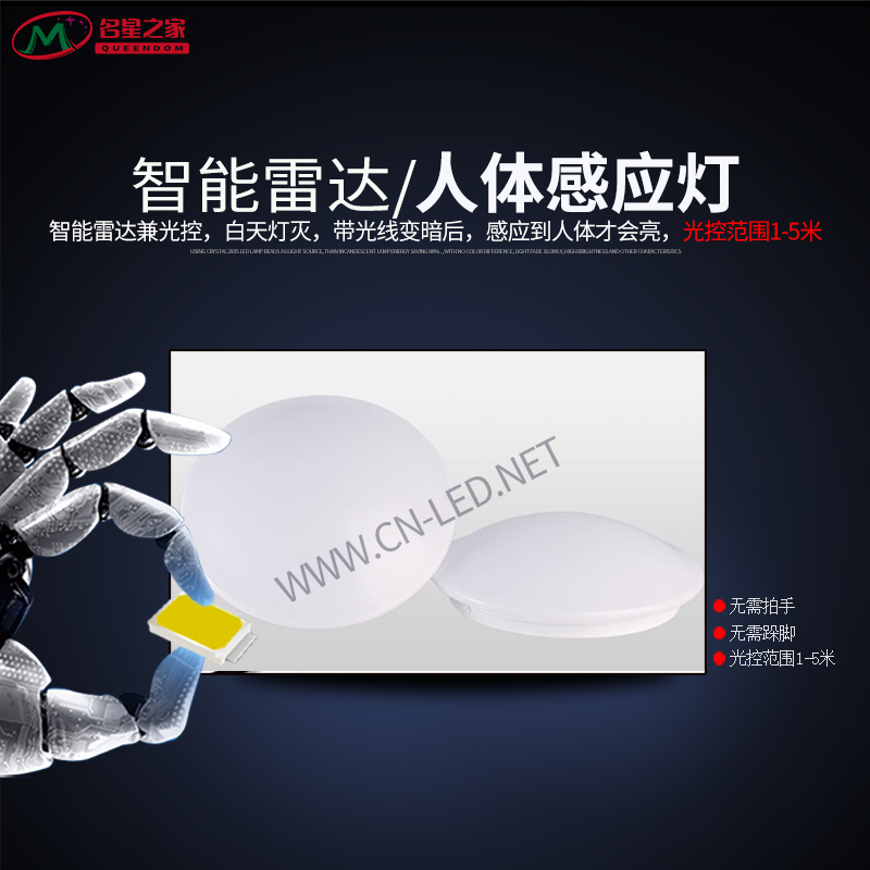应急感应吸顶灯